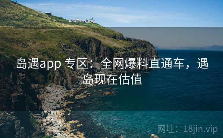 岛遇app 专区：全网爆料直通车，遇岛现在估值